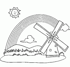 Sudah lama mendengar tentang kincir angin. Mewarnai Gambar Pelangi Dan Kincir Angin Online Coloring Pages Rainbow Coloring Page Coloring Pages