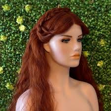 Alicent Wig Dragon House Auburn Braided Lace Front Season 1