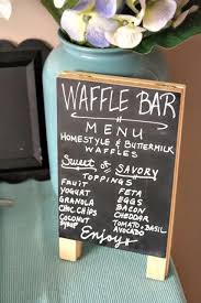 Eggo Waffle Bar For Entertaining Elle Olive Co Waffle Bar Brunch Party Birthday Party Food