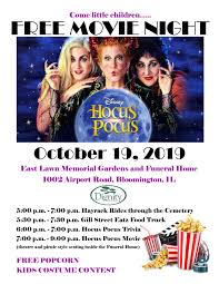 Some are easy, some hard. Hocus Pocus Movie Night Bloomington Normal Illinois