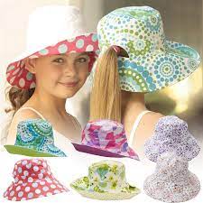 Sunglobe Rakuten Global Market Sun Hat Children S Hat Reversible Ponytail Hat Upf50 Excellent Protection Which Childrens Hats Kids Hats Kids Reversible