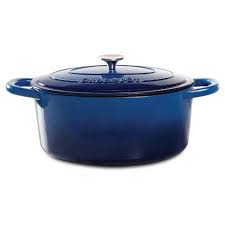 Bake at 350 degrees for for an hour or 1 1/2 hours. Crock Pot 69149 02 7 Quart Durable Oval Enamel Cast Iron Covered Dutch Oven Slow Cooker Sapphire Blue Target