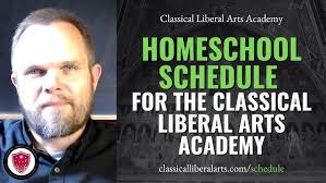 How to Schedule Homeschool Studies in the Classical Liberal Arts Academy