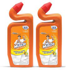 Mr muscle toilet stain remover extra power 3sx500ml. Mr Muscle 5 In 1 Toilet Cleaner 500 Ml Pack Of 2 Amazon In Health Personal Care