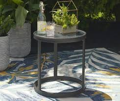 Wilson Fisher Broadmoor Glass Side Table Big Lots In 2020 Glass Side Tables Small Outdoor Side Table Diy Patio Table