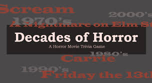Regardless of whether you get every single question right, answering. Halloween Decades Of Horror Movie Trivia Game