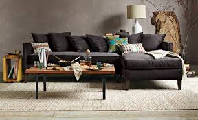 Dunham Sectional Design Lab West Elm Pretty Living Room West Elm Living Room Sophisticated Living Rooms