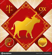 Charm With Chinese Zodiac Ox Earth Element And Yin Symbol Chinese Zodiac Horse Chinese Zodiac Dragon Chinese Zodiac Rabbit