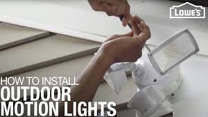 Install Motion Lights