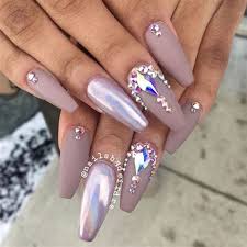 54 Nail Ideas With Gems Nailart Best Check out acrylic nail designs on ebay.