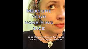 how to measure your nose ring hoop size a diy easy tutorial