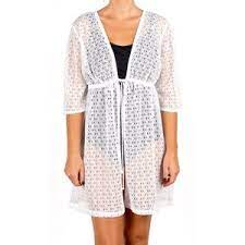 Walmart Catalina Women S Plus Size Crochet Tunic Swim Cover Up Crochet Tunic Women S Tie Cover Up