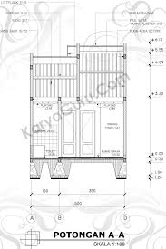 Maybe you would like to learn more about one of these? Tutorial Belajar Autocad Gambar Kerja Potongan A A Rumah Tinggal Shopdrawing Section Karyaguru Center