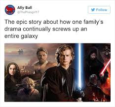 Star Wars Star Wars Humor Funny Star Wars Memes Explain A Film Plot Badly