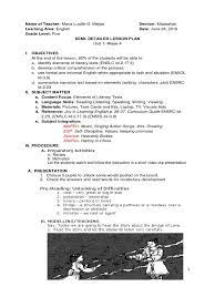 Home curriculum support intermediate english home language : Semi Detailed Lesson Plan Grade 5 English Docx Lesson Plan Cognition