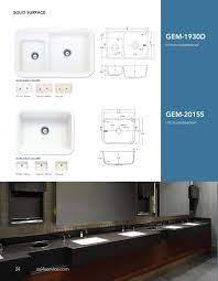Esi Sharpsinks Catalog Pg 24 Gemstone Sinks Sink White Winter Fashion Winter White