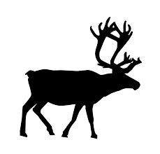 Reindeer Silhouette Reindeer Silhouette Deer Silhouette Silhouette Stencil