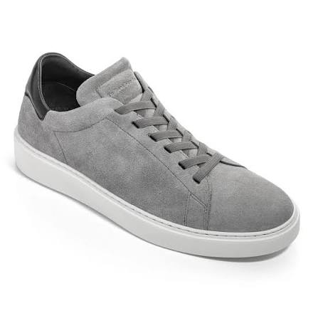 TO Boot New York - James Grey Calf Suede Men's Low-Top Sneaker Grey / 13 / True TO SIZE.