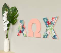 At greek gear, we understand that your letters mean the world to you, so we provide you with the best services to design your own greek letters for fraternity or sorority apparel. Diy Painted Greek Letters With Craft Paper Craftcuts Com