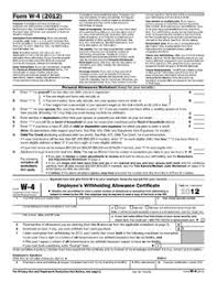 You can print other federal tax forms here. Form W 4 Wikipedia