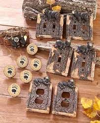 Black Bear Decorative Hardware Bear Decor Rustic Black Bear Decor Bear Bathroom Decor