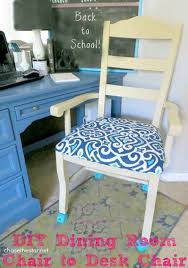 Turn An Ordinary Dining Chair Into A Desk Chair With Casters Diy Dining Room Dining Chairs Dining Room Chairs