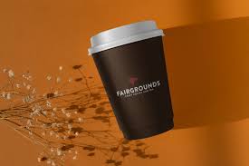 Download Coffee Cup Mock Up In Packaging Mockups On Yellow Images Creative Store PSD Mockup Templates