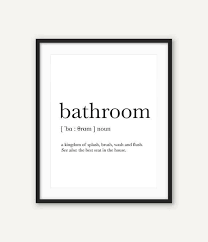 This Bathroom Signs Bathroom Wall Art Definition Wall Decor Bathroom Art Bathroom Poster Rustic Bathroom Printables Bathroom Posters Funny Bathroom Signs