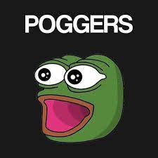 Check Out This Awesome Poggers Emote White Text Design On Teepublic Twitch Discord Text Design