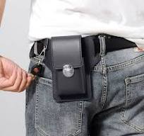 JGJJUGN Portable Leather Waist Bag for Construction Workers,  Belt-Compatible Storage Pouch, Tool Organizer with Document Compartment,  Durable and ...