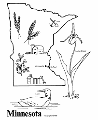 I found a great site for educational printables and articles (and lots more) at education.com.they have a page just for minnesota printable coloring sheets and worksheets that are great for anytime including summer road trips!. Minnesota State Outline Coloring Page State Outline Coloring Pages Maps For Kids