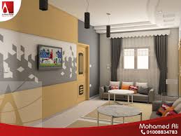 منطقة ليفينج الدور الثانى بخلفية الشاشة ستايل مودرن home decor home home decor decals
