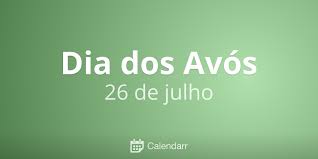 Por isso, selecionamos 30 mensagens de dia dos avós que vão emocionar aqueles que tanto te amam. Dia Dos Avos 26 De Julho Calendarr