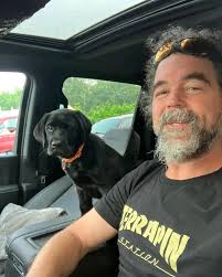 Trigger's gotcha day has arrived! We have been messaging , sharing pictures  and videos since this litter was one week old. Today we finally meeting in  person, so Caleb and Jenna had