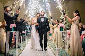 10 Cute Ideas We Learnt From Celebrity Weddings Wedding Entrance Pakistani Wedding Christian Wedding