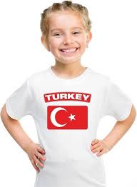 Steun deze gratis website over het ek 2021. Bol Com T Shirt Met Turkse Vlag Wit Kinderen Xs 110 116