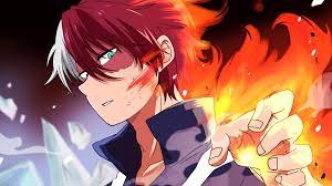 542 shoto todoroki hd wallpapers and background images. Shoto Todoroki Fire My Hero Academia 4k 12098