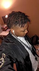 Man Of Natural Hair Mens Twists Hairstyles Short Hair Twist Styles Curly Hair Men