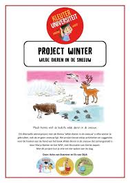 Winter Kleuters Thema Lesidee Juf Anke In 2020 Wilde Dieren Dieren Sneeuw