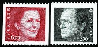 Sweden 1993 Queen Silvia King Carl XVI Gustaf . Engraver Slania. MNH