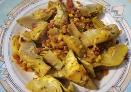 La alcachofa tiene muchos beneficios para la salud: Alcachofas Congeladas Con Jamon Receta De La Cocina A Mi Manera Cookpad