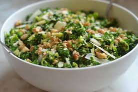 Kale Brussels Sprout Salad With Walnuts Parmesan Lemon Mustard Dressing Once Upon A Chef Recipe Brussel Sprout Salad Kale Brussel Sprout Salad Brussel Sprouts