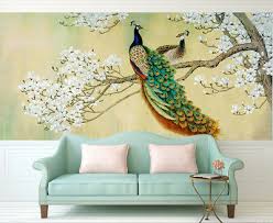 Produced in the uk, fast & free uk delivery. 3d Peacock Painting 433 Wallpaper Mural Paper Wall Print Wallpaper Murals Uk Ebay