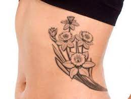 Flowers Tattoo Black And White Narcissus 61 Ideas For 2019 Daffodil Tattoo Tattoos Tattoo Designs
