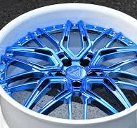 RV-T081: CUSTOM 3-PIECE FORGED GOLD WHEELS