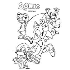 The coloring sheet features sonic, tails, knuckles the echidna, cream the rabbit discover (and save!) your own pins on pinterest on coloringpages7.info, you will find free printable coloring pages for kids of all ages. 21 Sonic The Hedgehog Coloring Pages Free Printable
