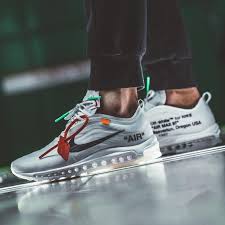 Nike Air Max 97 Off White Ghosting Collection Nike Fashion Shoes Dress Shoes Men Sneakers Nike