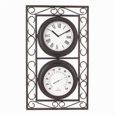 Outdoor wall clock and thermometer. Impressive Patio Outdoor Clock Garden Ideas Source Http Www Destinationlighting Com Storeitem Jhtml Iid 94898 Utm Sour Outdoor Clock Clock Clock Wall Decor