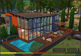 Hauser Sims Haus Sims 4 Hauser Bauen Modernes Holzhaus