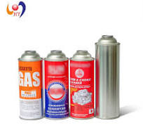 Refillable Butane Gas D65H158mm Straight Wall Aerosol Can ...